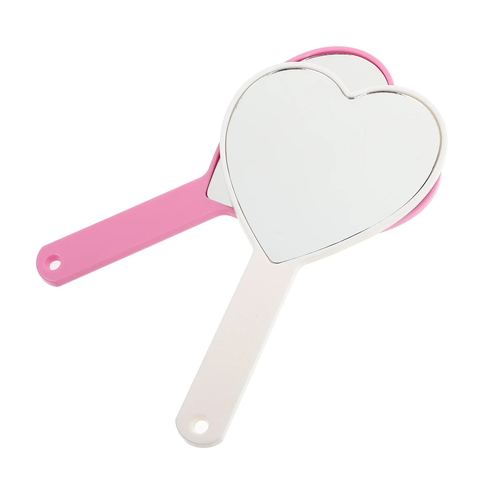 Heart-Shaped LED Makeup Mirror with Portable Compact Design and High-Definition Clear Surface - Ideal Gift for Girls and Women