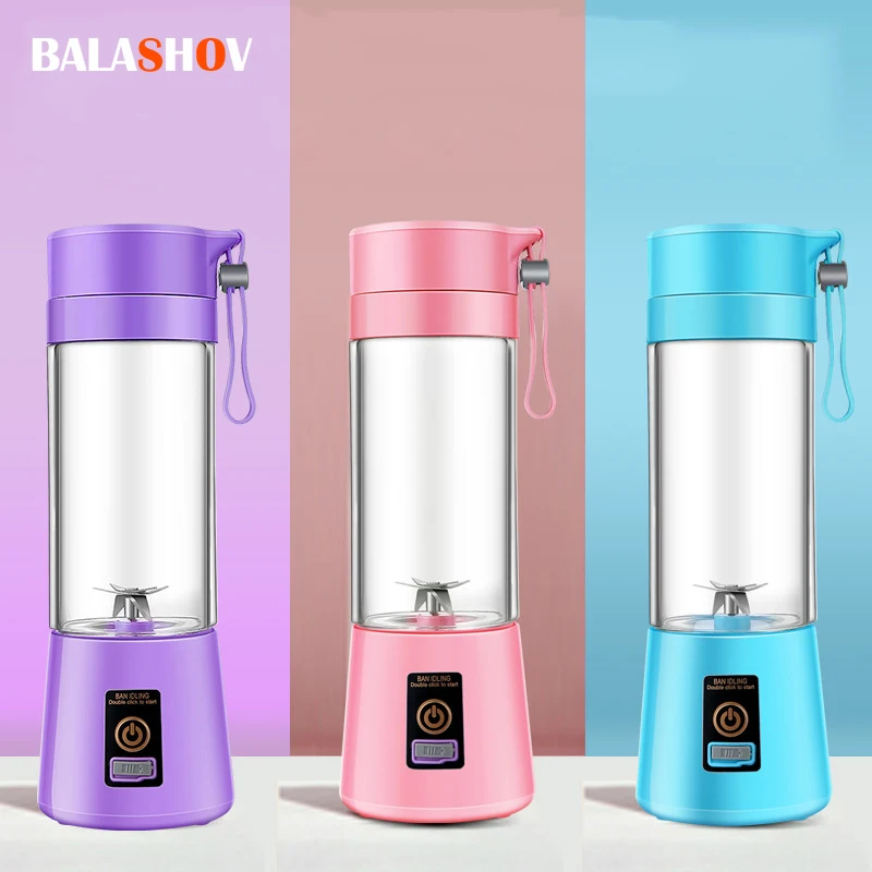 Portable Blender USB Mixer Electric Juicer Machine Smoothie Blender Mini Food Processor Personal Blender Juice Blenders