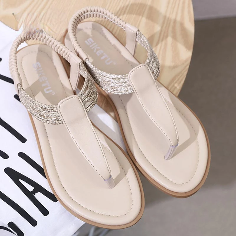 

NEW 2023 strap pu sandals women platform shoes solid classic plus size casual shoes women sandals summer 2022 female sandal deal