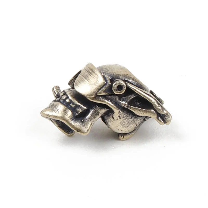 1 шт. латунный нож бусины Череп Авиатор небольшие инструменты для повседневного