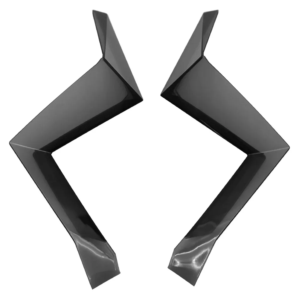 Фото Ветровики-дефлекторы Flank Breeze Splitter Pod для мотоциклов Zontes 368G 2024 2025 2026, боковые ветрозащитные накладки №2