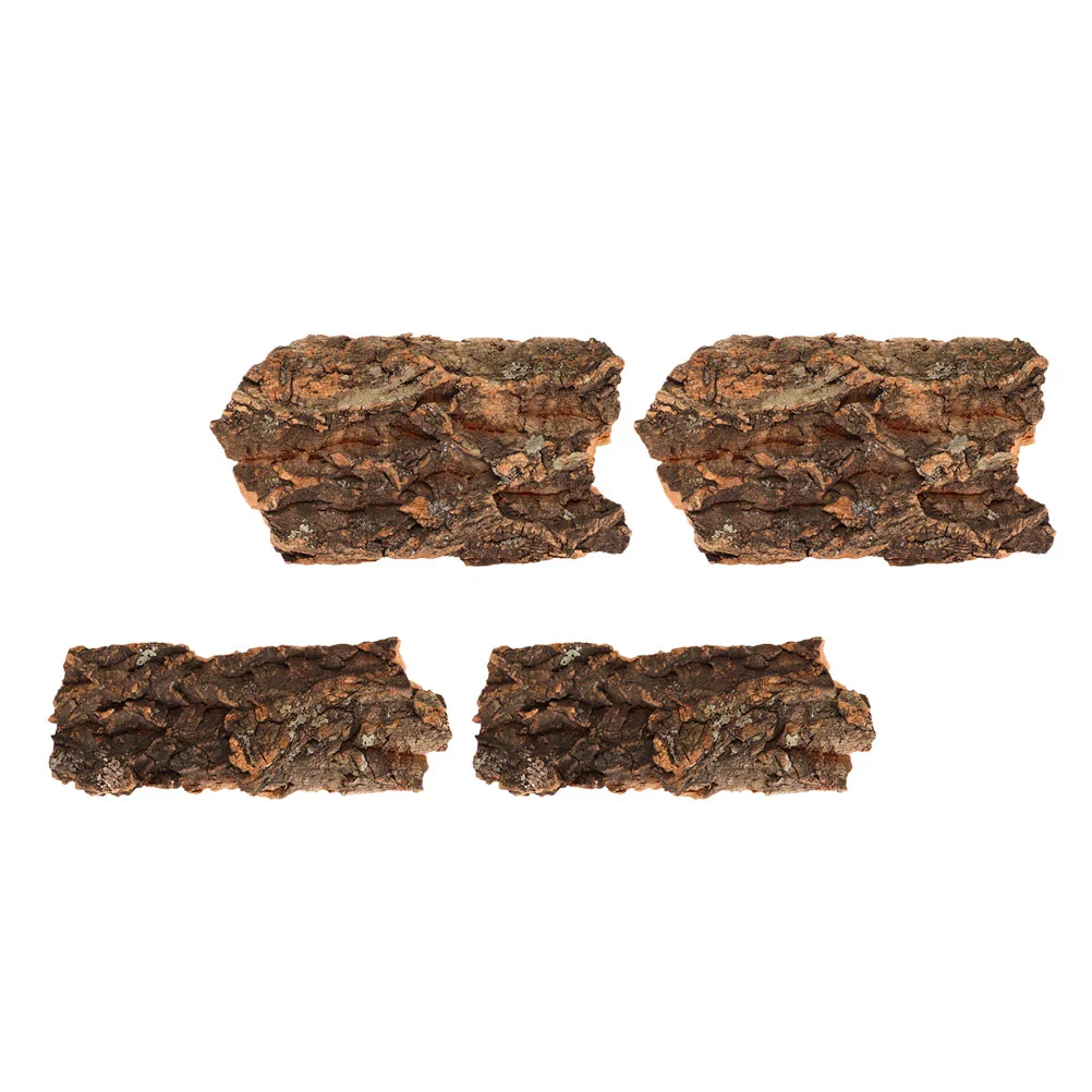 

Reptile Bark Tortoise Box Landscaping Decor Pet Supply Reptiles Landscape Material Terrarium Ornament Bottom Rocks Glass