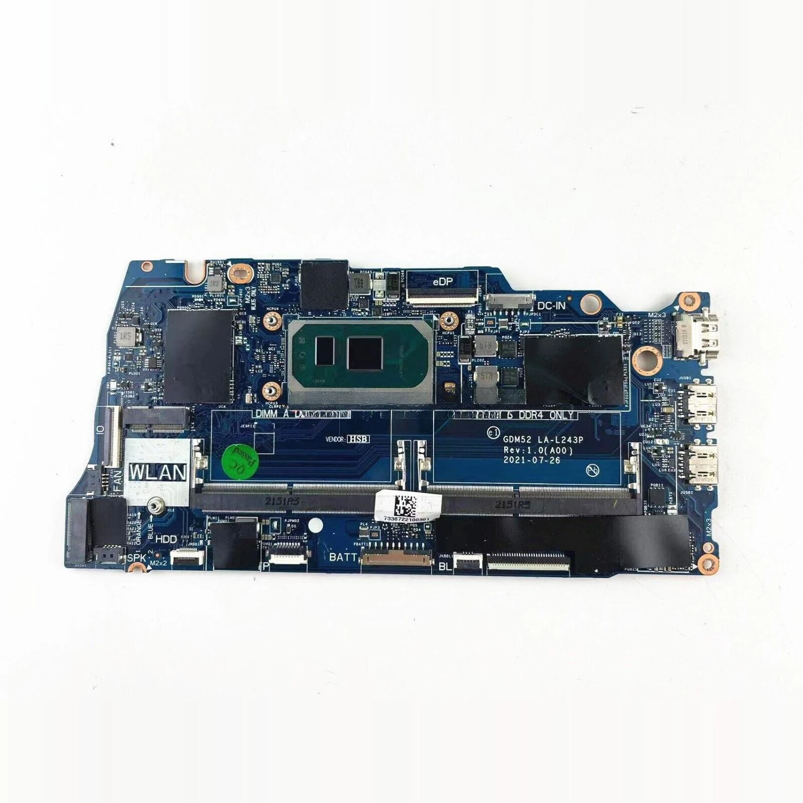 03P9HH GDM52 LA-L243P для основной платы Dell Inspiron 15 3511 3510