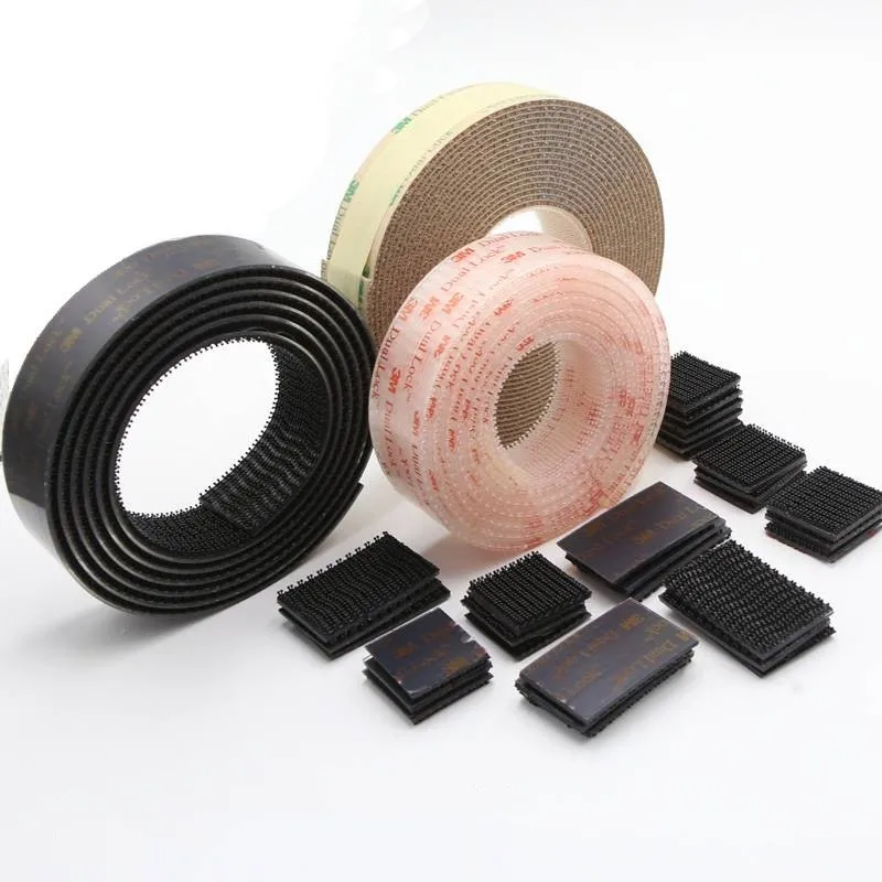 

Нейлоновая лента с двойным замком SJ3560, SJ3550, черного цвета, тип 400, 3M, SJ3560, прозрачный тип 250, закрываемая застежка-гриб, клейкая лента VHB