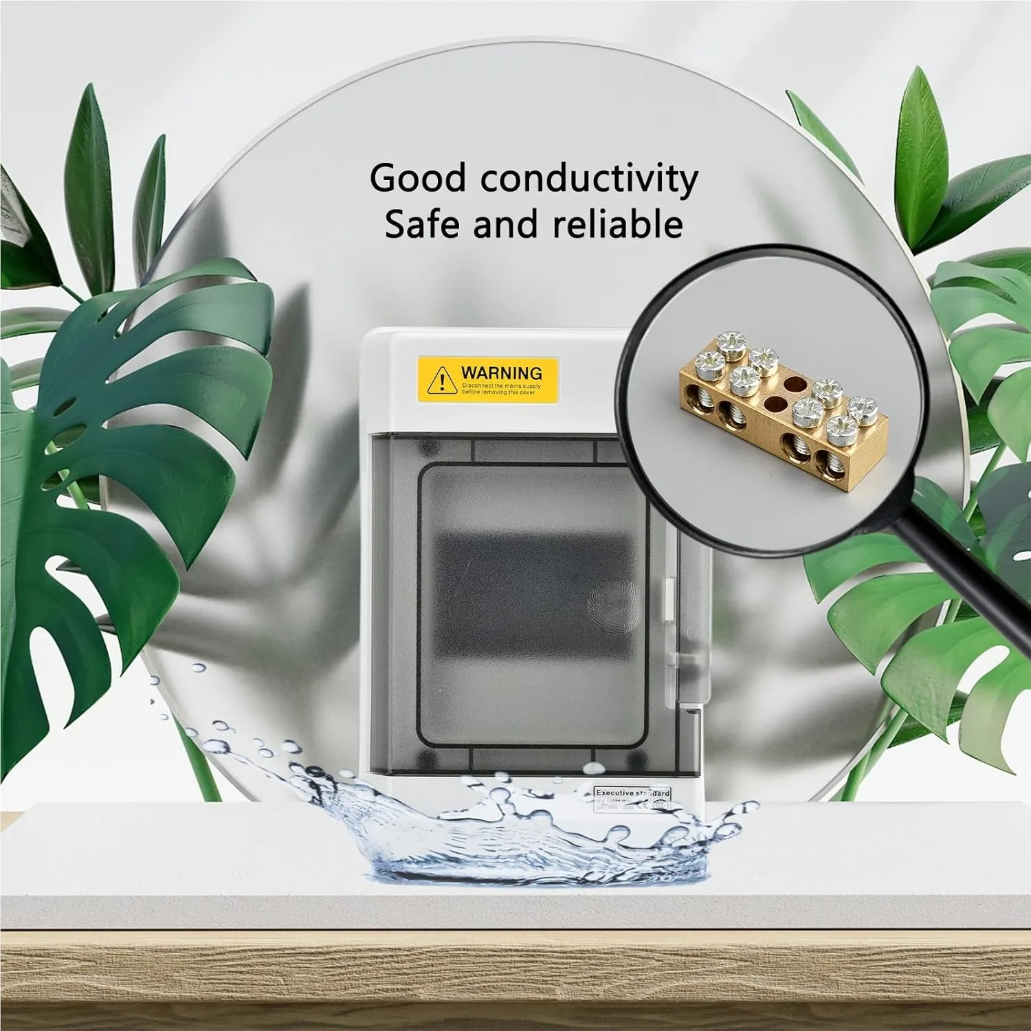 Пластиковая уличная электрическая водонепроницаемая распределительная коробка