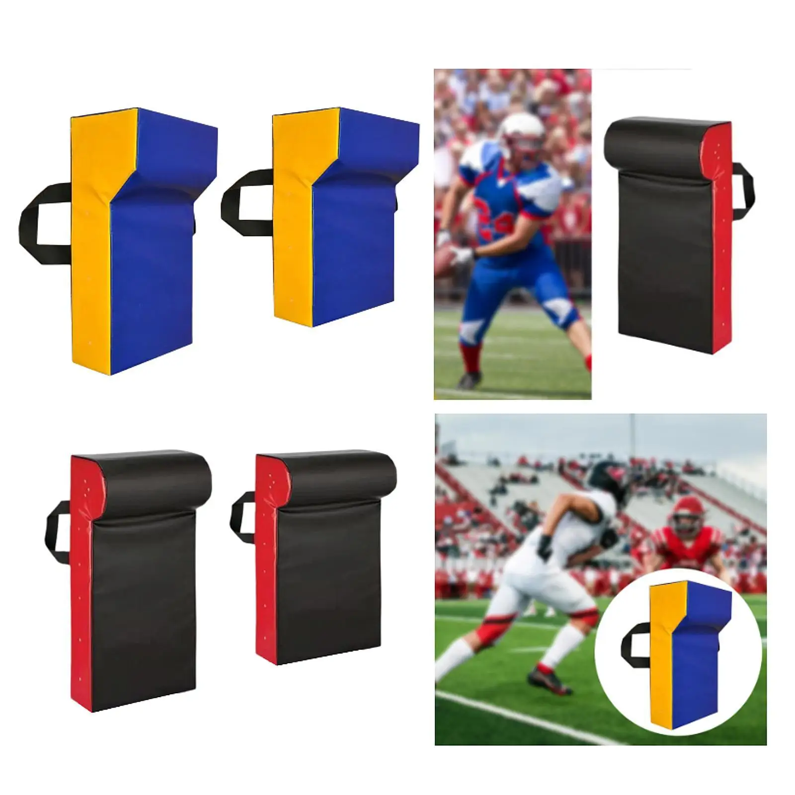 Щит для футбольной снасти со вставками и ручками