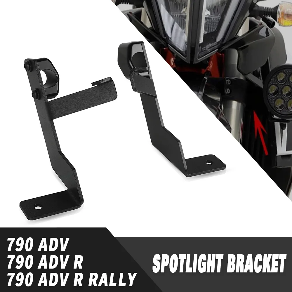 

Motorcycle Accessories Fog lamp Spotlight Bracket Holder Spot Light Mount For 790 Adv 790Adventure R 790 Aventure R Rally