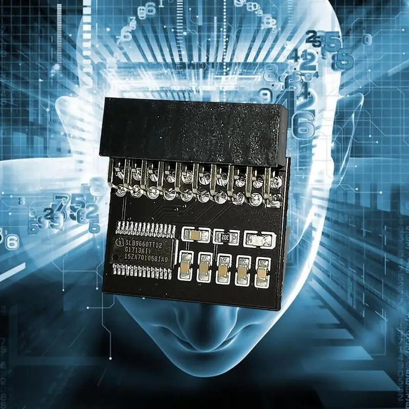 Плата модуля безопасности шифрования с дистанционным управлением TPM1.2 LPC