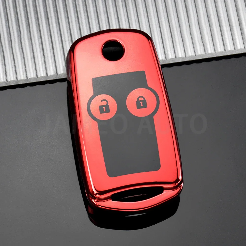 

2-кнопочный откидной чехол для автомобильного ключа из ТПУ для Honda Civic Dio Fit Crv HRV Accord Odyssey Jazz, складная защитная крышка