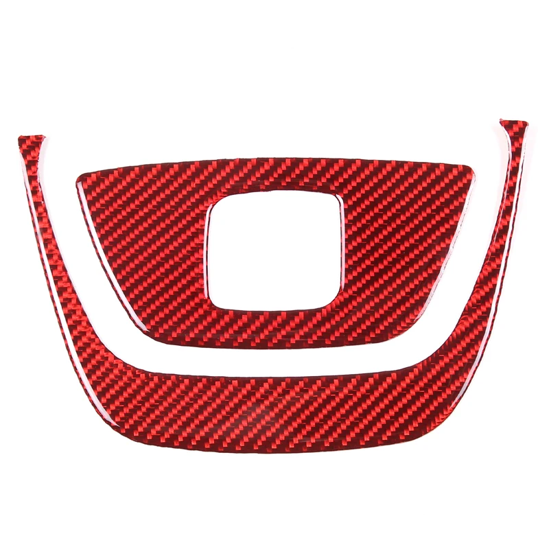 

Мягкая рамка рулевого колеса из углеродного волокна, отделка панели, наклейка для SEAT Leon Mk2 1P 2008-2012, автомобильные аксессуары