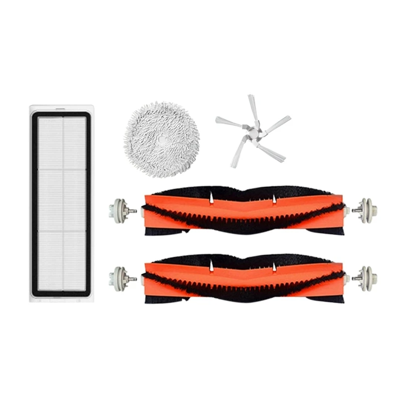 

5Pcs For Xiaomi Dreame W10 Robot Vacuum Cleaner Accessories Washable HEPA Filter Detachable Main Side Brush Mop Cloth