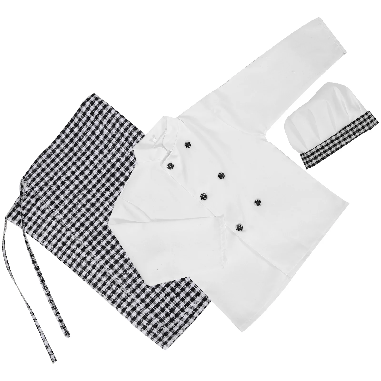 Детское пальто для повара костюм комплект одежды фартук выпечки полиэстер наряд