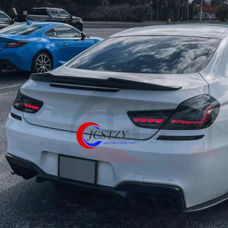 Фото Для BMW 6 серии F12 F13 2-дверный спойлер в стиле PSM из углеродного волокна, крыло багажника 640i 640d 650i №3