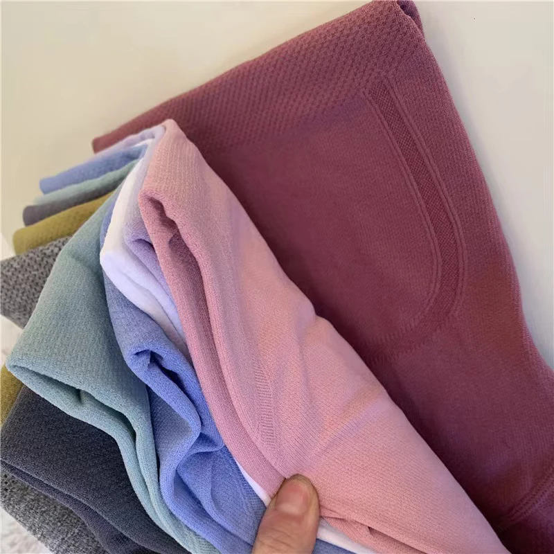 NWT Yoga And Fitness Mesh Top Sports T-shirts Woman Wear Gym Clothing For Women Short Sleeve Tee shirt Sportwear