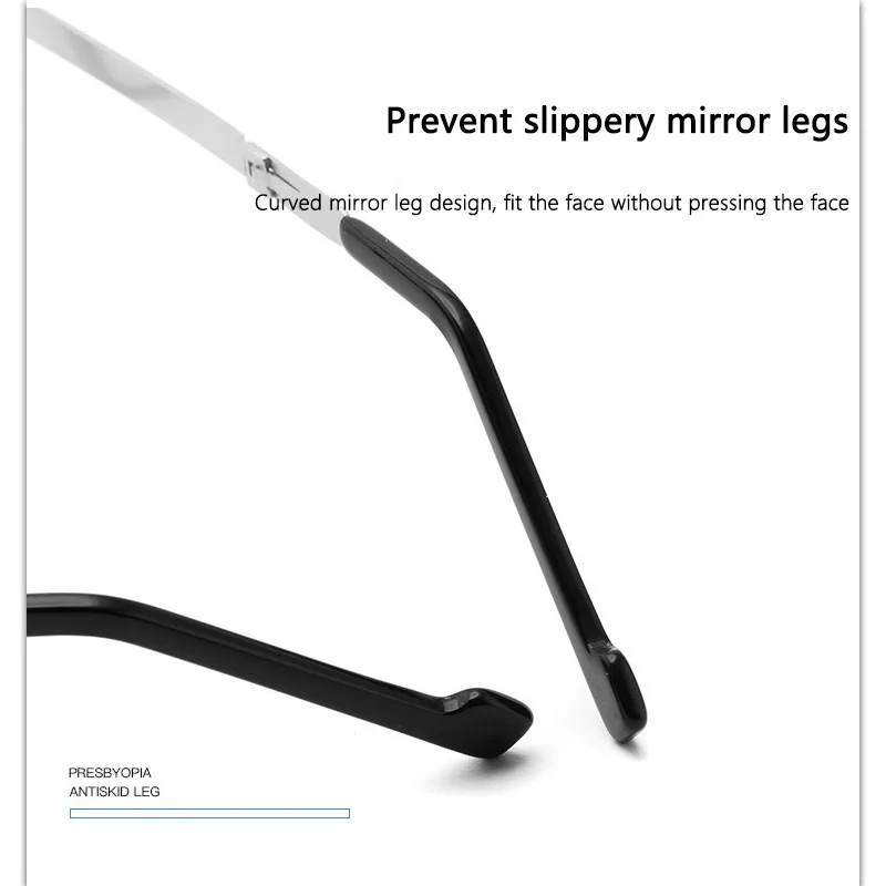 Складные очки для чтения мужчин металлические круглые овальные квадратные