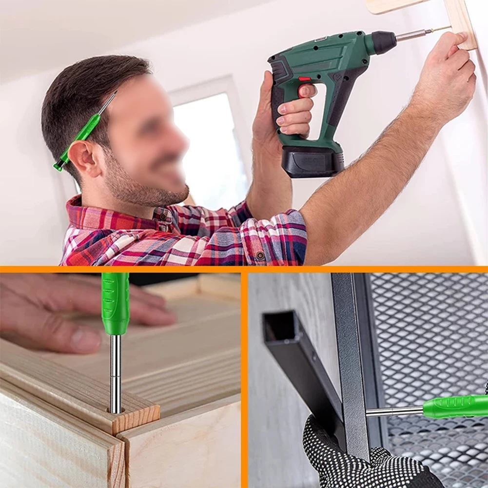 

Carpenter Pencil Set Built-in Sharpener With Refill Leads Built-In Sharpener For Mechanical Pencil Marker Marking Woodworking