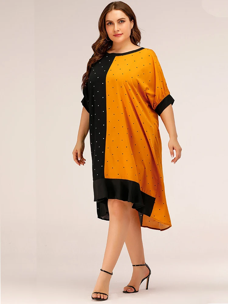 Рисунок 2 - Женское офисное платье в горошек