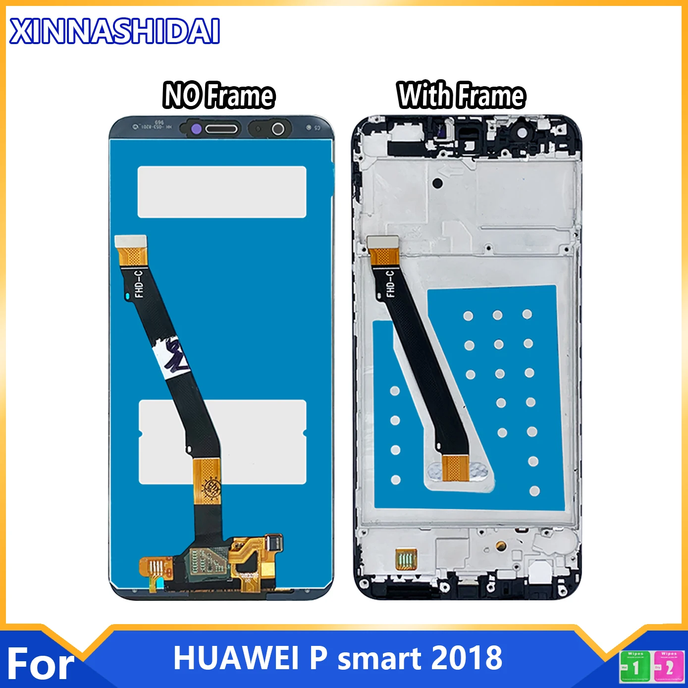 ЖК-дисплей 5 65 дюйма для Huawei P Smart 2018 FIG-LX1/LA1/LX2 сенсорный экран сменный p smart/Enjoy 7S