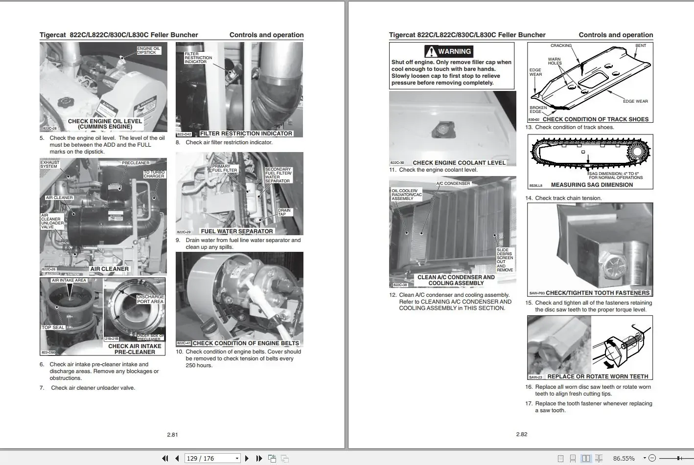 Tigercat Machine 44 5 ГБ PDF 2023 руководство по обслуживанию и эксплуатации DVD