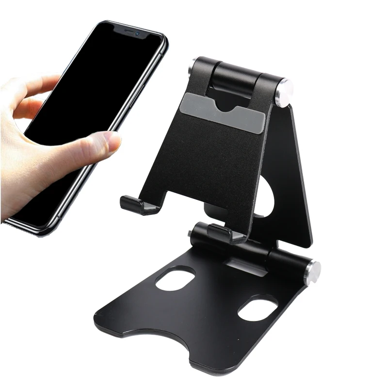 Smartphone Desktop Lazy Bracket Compatible Phone Tablet Alloy Holder Stand Cellphone Support Angle Adjustable Stand Holders