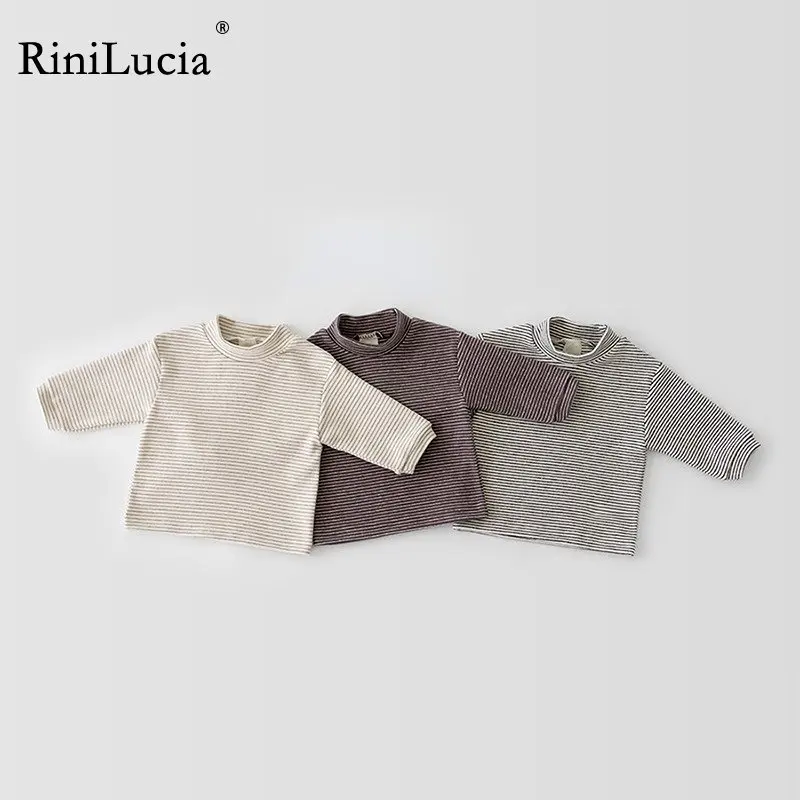 

RiniLucia Spring Children T Shirts Cotton Boys T Shirt Children T-shirt 2023 Baby Boys Girls T-shirt Children Clothes Kids
