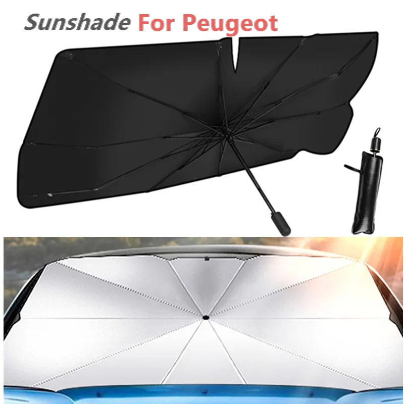 Car Umbrella Front Windshield Sunshade Sun Visor for For PEUGEOT 205 206 207 306 307 308 309 405 508 605 607 CITROEN C1 C3 C4