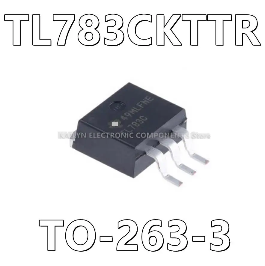 

10Pcs/lot TL783CKTTR TL783C Linear Voltage Regulator IC Positive Adjustable 1 Output 700mA DDPAK/TO-263-3