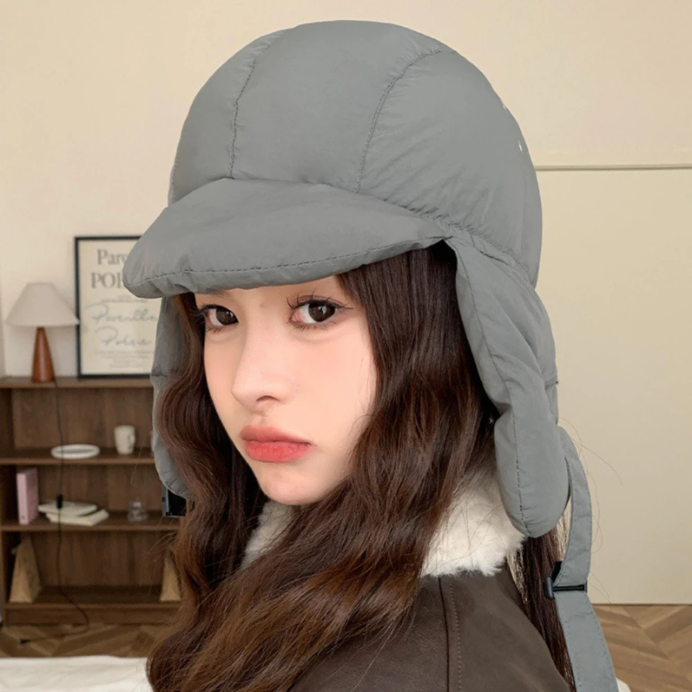 HT4493 Новая русская кепка ярких цветов женская зимняя шапка толстая теплая снежная