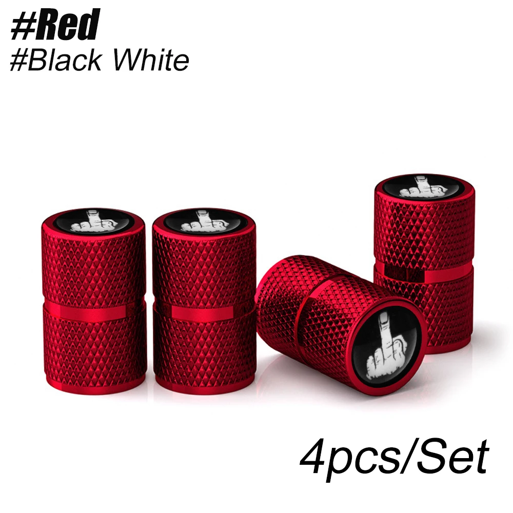 

Колпачки клапанов для шин 4 шт., алюминиевые накладки на стержни в форме среднего пальца для автомобилей, грузовиков, велосипедов, мотоциклов, велосипедов, аксессуаров