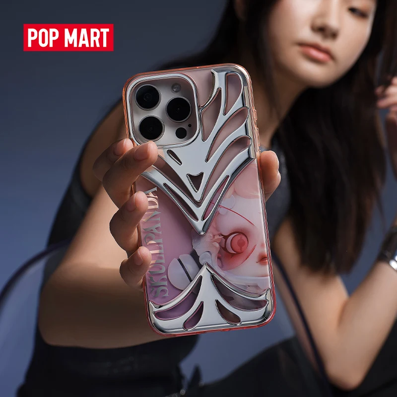 Чехол для iPhone 14 Pro Max / 15 POP MART SKULLPANDA The Sound Series