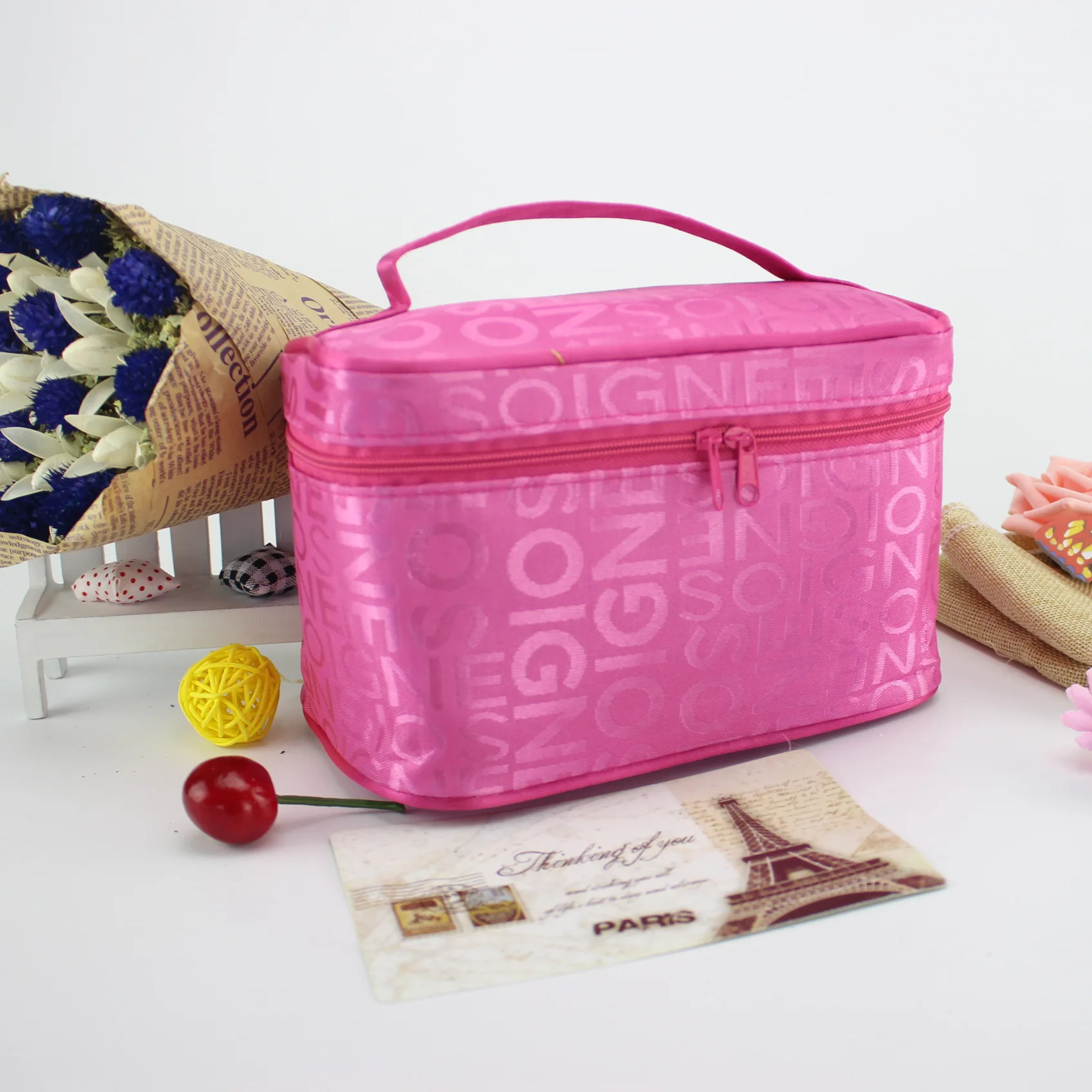 

Women Makeup Bag Waterproof Cosmetics Storage Bag Toiletries Organizer Cosmetic Cases Travel Portable Washing Bag Large Capacity