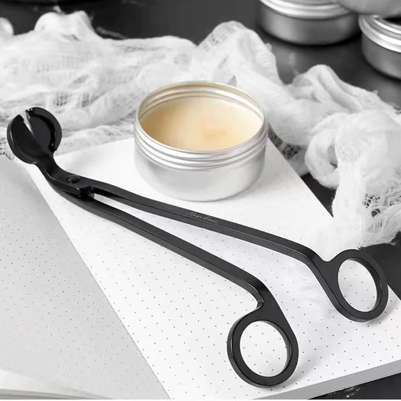 18 см свеча из нержавеющей стали триммер для фитилей Candlewick матовая черная