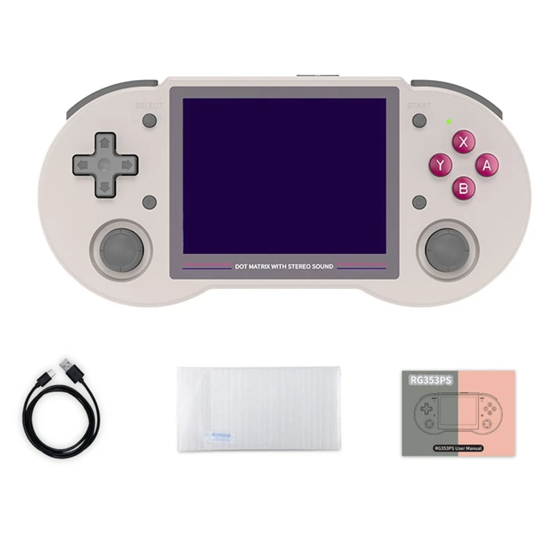 

Оригинальная игровая консоль в стиле ретро, 16 ГБ + 64 ГБ, 3,5 дюйма, IPS экран, 64 бит, операционная система Linux, ручной игровой плеер в стиле ретро, HD 2,4 ГБ/FULL-RG353PS WiFi(A)