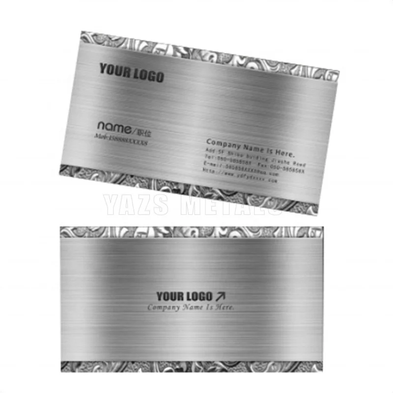 

Wholesale custom metal business card name ID VIP cards