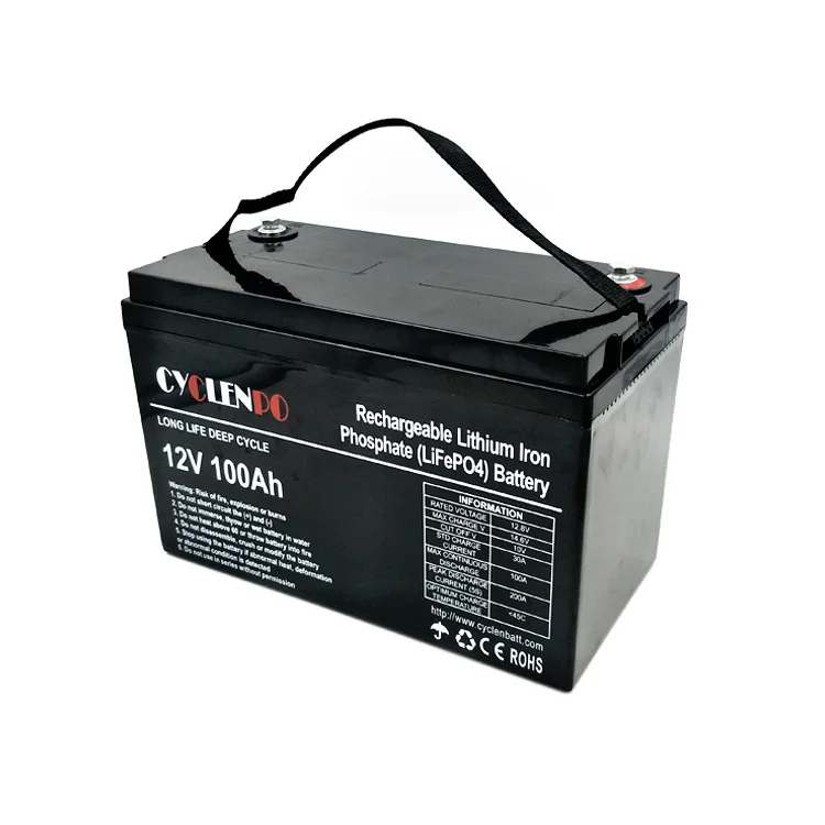 

Factory customized 12v 100ah lithium ion deep cycle marine battery