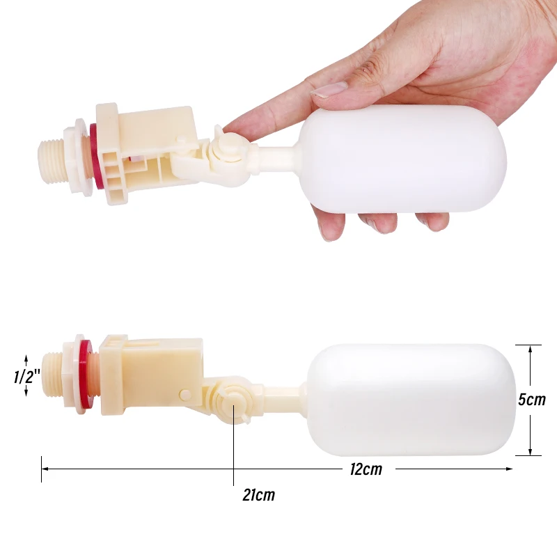 

Пластиковый поплавковый клапан JIECARE 1/2 дюйма