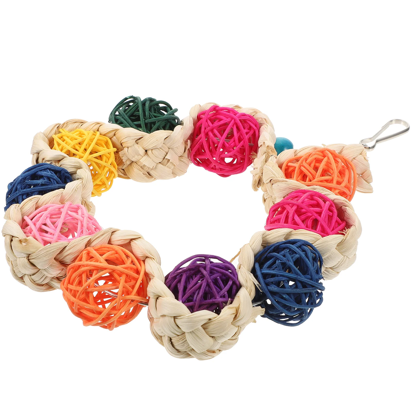 

Parrot Toys Bird Conures Circle Swing Small Animals Chew Parakeet Dog Large Birds