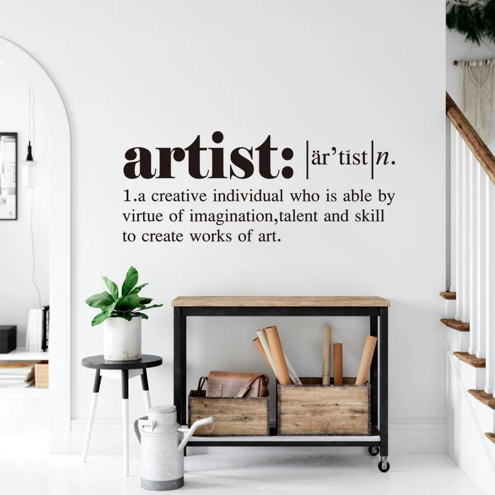 

Cartoon ARTIST Home Decor Vinyl Wall Stickers For Baby's Rooms Mural Custom