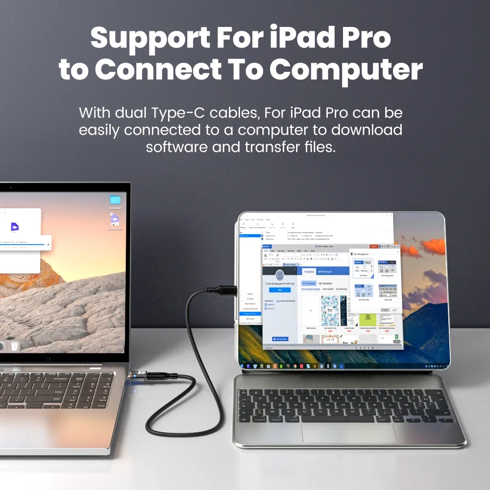 Конвертер USB 3.2 OTG USB-USB C Адаптер 120 Вт для быстрой зарядки Type-C IPhone 15 16 Huawei Xiaomi Samsung ПК