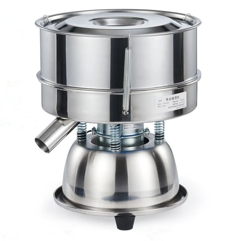 Free Shipping Diameter 30cm Food Electric Screen Sieve Powder Vibration Screening Machine | Processors