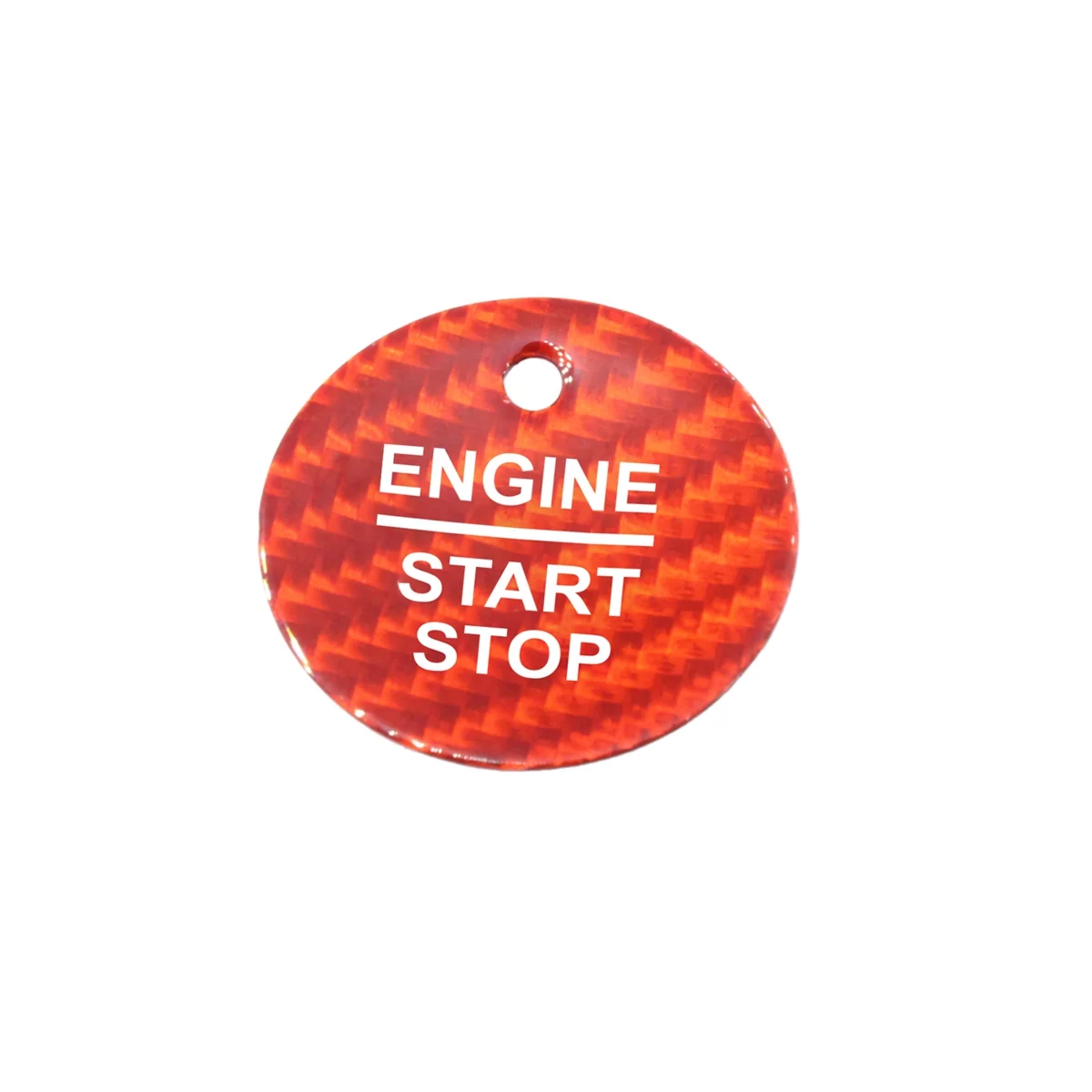 

Car Ignition Device Start Button Sticker for Ford Everest Mondeo Ecoboost Escort F150 Explorer Focus Edge(Red)