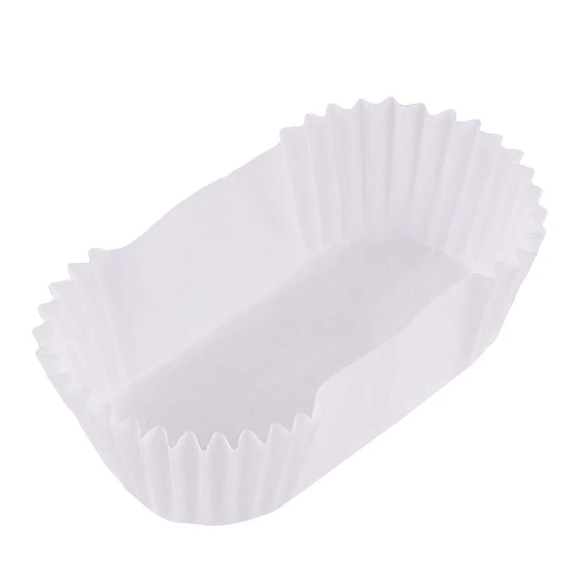 

1000Pcs Oval Cake Paper Cup Tray Shape Cups Liners Loaf Bread Cups Grease Proof Cupcake Liners for Muffins Cupcakes ( White )