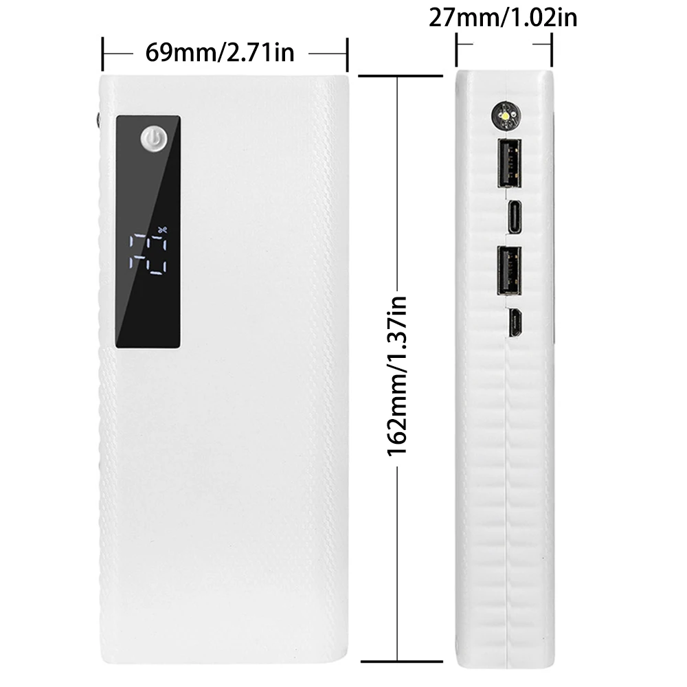 Новые 5 слотов 21700 Батарея DIY Power Bank Shell Чехол для батареи В/2 1 А Двухпортовый