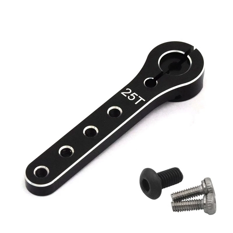 HOT-56Mm 25T Metal Servo Arm Extension Horn For 1/10 RC Crawler Car Boat Futaba HSP Wltoys Axial SCX10 Traxxas Parts