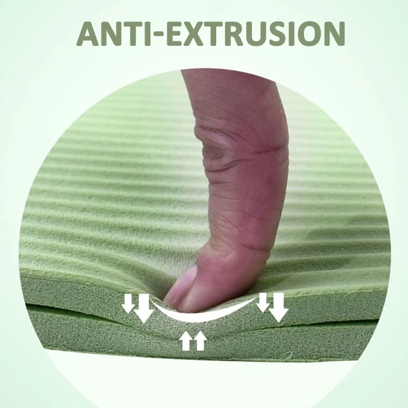 Коврик для йоги нескользящий Спортивный фитнеса толщиной 15 мм EVA удобный коврик