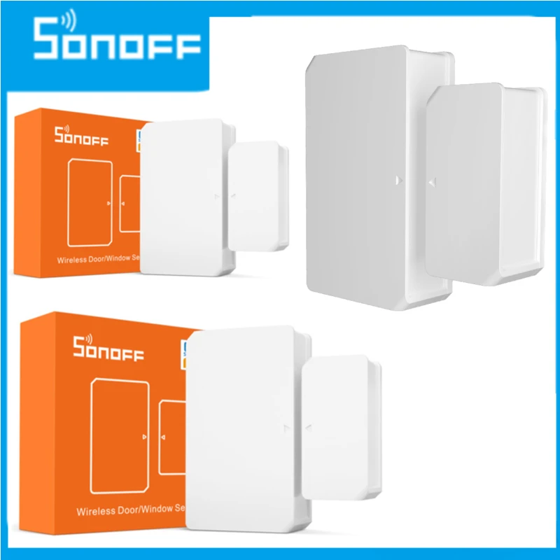 

SONOFF Zigbee Беспроводной датчик включения/выключения сигнализация дистанционное управление дверь окно работает с приложением EWeLink умный дом ...