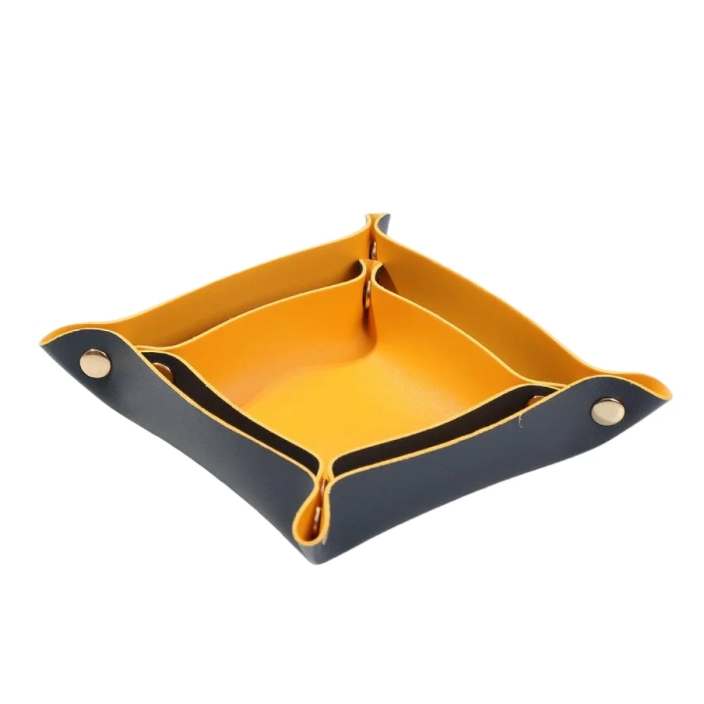 

Два кожаных складных лотка для хранения