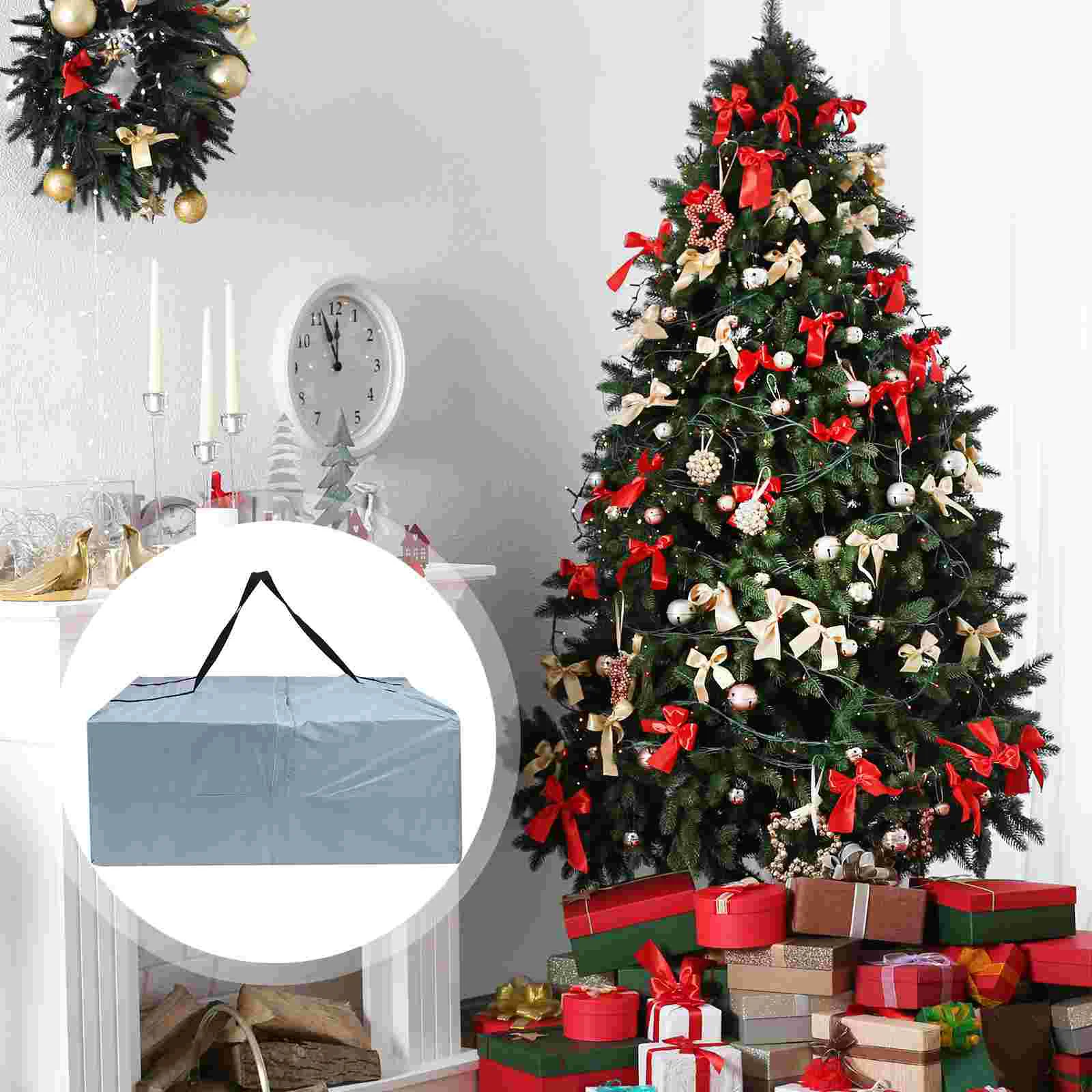 

1pc Portable Christmas Tree Storage Bag Home High Capacity Storage Pouch