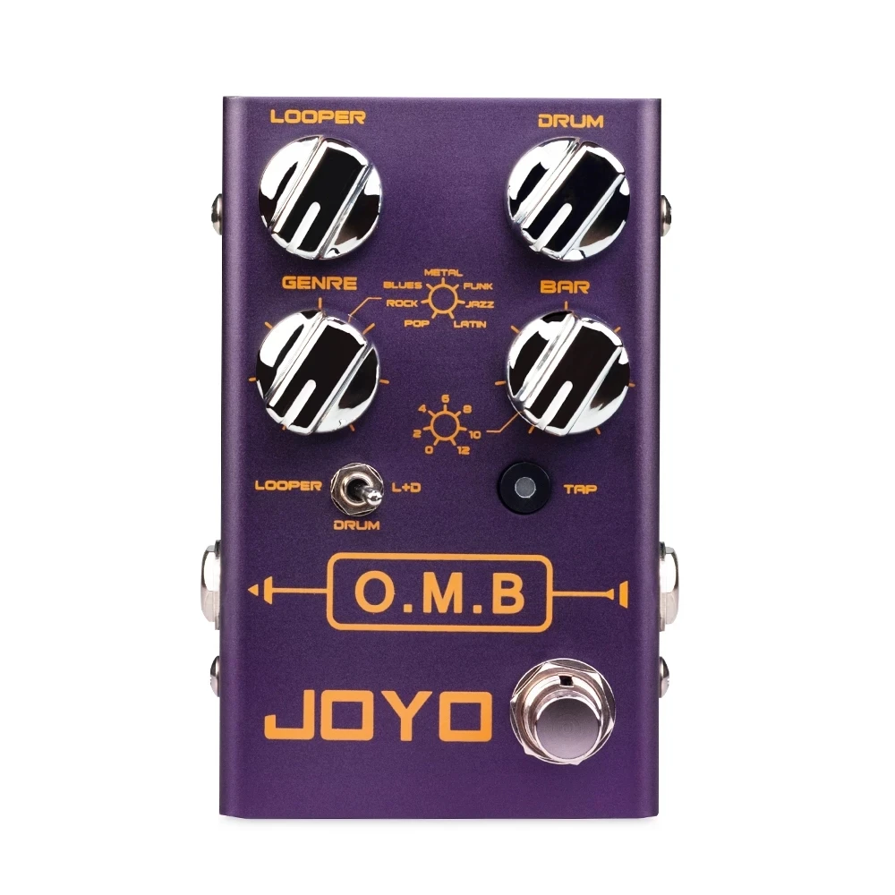 

JOYO R-06 O.M.B Looper Electric Guitar Pedal Effect True Bypass Mini Pedal Musical Instrument Drum Machine For One Man Brand