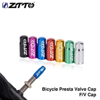 ztto bicycle presta valve caps for mtb road bike aluminum alloy valve cap dustproof cover accessories wholesale
